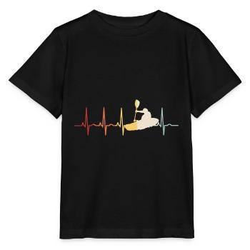 Bateau EQ PADD Kayak Kayak rame rame - T-shirt bio MINI CREATOR Stanley/Stella Enfant - noir - Devant - Mikhail (115cm)