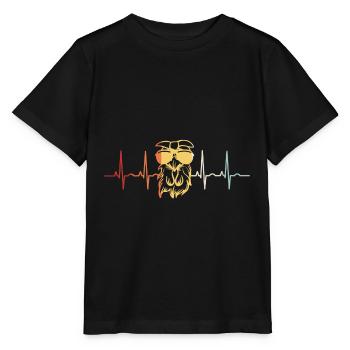 Poules poules poules poules - T-shirt bio MINI CREATOR Stanley/Stella Enfant - noir - Devant - Mikhail (115cm)