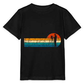 Kunst Malerei Künstler Künstlerin Retro Malerin - Stanley/Stella Kinder T-Shirt MINI CREATOR  - Schwarz - Vorne - Mikhail (115cm)