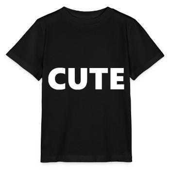 CUTE - Stanley/Stella MINI CREATOR Kids’ T-Shirt - black - Front - Mikhail (115cm)