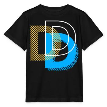 Alphabet D Urban Graphic Deluxe - Stanley/Stella MINI CREATOR Kids’ T-Shirt - black - Front - Mikhail (115cm)