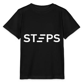 Steps - Stanley/Stella MINI CREATOR Kids’ T-Shirt - black - Front - Mikhail (115cm)