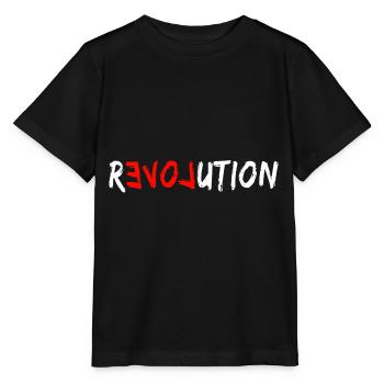 Love Revolution - Stanley/Stella Kinder T-Shirt MINI CREATOR  - Schwarz - Vorne - Mikhail (115cm)