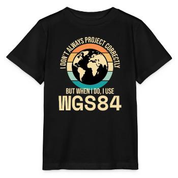 GIS-Kartierung Analyse von Geodaten Kartografie - Stanley/Stella Kinder T-Shirt MINI CREATOR  - Schwarz - Vorne - Mikhail (115cm)