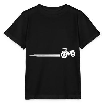 Tracteur Symbole Racer Trekker Bauer - T-shirt bio MINI CREATOR Stanley/Stella Enfant - noir - Devant - Mikhail (115cm)