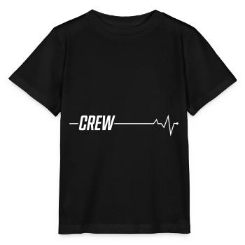 crew pulse heartbeat frequency - Stanley/Stella MINI CREATOR Kids’ T-Shirt - black - Front - Mikhail (115cm)