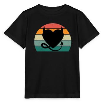 Teufel teuflisch Satan Böse Hölle Angst Schrecken - Stanley/Stella Kinder T-Shirt MINI CREATOR  - Schwarz - Vorne - Mikhail (115cm)