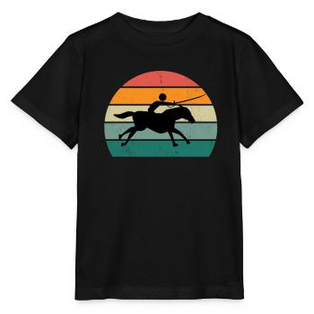 Schwertkampf Schwert Klinge Lanze Säbel Dolch - Stanley/Stella Kinder T-Shirt MINI CREATOR  - Schwarz - Vorne - Mikhail (115cm)