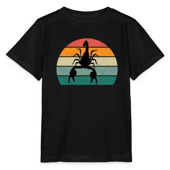 Skorpione Skorpionstachel Stachel Wüste Skorpion - Stanley/Stella Kinder T-Shirt MINI CREATOR  - Schwarz - Vorne - Mikhail (115cm)