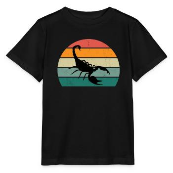 Skorpione Skorpionstachel Stachel Wüste Skorpion - Stanley/Stella Kinder T-Shirt MINI CREATOR  - Schwarz - Vorne - Mikhail (115cm)