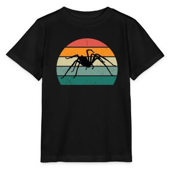 Spiders Spider web web arachnid legs 8 spider - Stanley/Stella MINI CREATOR Kids’ T-Shirt - black - Front - Mikhail (115cm)