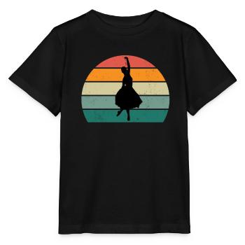 danseur danse mouvement mouvement mouvement couple - T-shirt bio MINI CREATOR Stanley/Stella Enfant - noir - Devant - Mikhail (115cm)