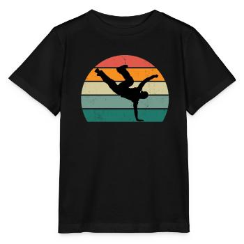 danseur danse mouvement mouvement mouvement couple - T-shirt bio MINI CREATOR Stanley/Stella Enfant - noir - Devant - Mikhail (115cm)