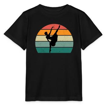 danseur danse mouvement mouvement mouvement couple - T-shirt bio MINI CREATOR Stanley/Stella Enfant - noir - Devant - Mikhail (115cm)