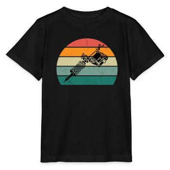 tatoo tattoo tattoowierer tattowierer body art - Stanley/Stella MINI CREATOR Kids’ T-Shirt - black - Front - Mikhail (115cm)