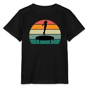 Trampoline jumper Trampoline jumper Trampoline - Stanley/Stella MINI CREATOR Kids’ T-Shirt - black - Front - Mikhail (115cm)
