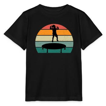 Trampoline jumper Trampoline jumper Trampoline - Stanley/Stella MINI CREATOR Kids’ T-Shirt - black - Front - Mikhail (115cm)