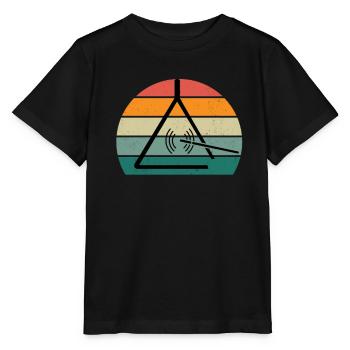 Triangle Player Triangle Player Sound Triangle - T-shirt bio MINI CREATOR Stanley/Stella Enfant - noir - Devant - Mikhail (115cm)