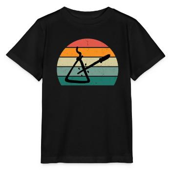 Triangle Player Triangle Player Sound Triangle - T-shirt bio MINI CREATOR Stanley/Stella Enfant - noir - Devant - Mikhail (115cm)