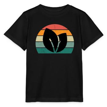 Veganer Veganerin Vegetarier Vegetarierin Pflanze - Stanley/Stella Kinder T-Shirt MINI CREATOR  - Schwarz - Vorne - Mikhail (115cm)