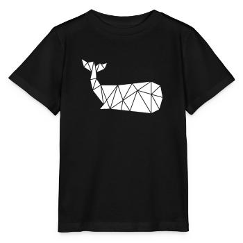 Baleines Baleine Mammifères Mammifères marins Baleine - T-shirt bio MINI CREATOR Stanley/Stella Enfant - noir - Devant - Mikhail (115cm)