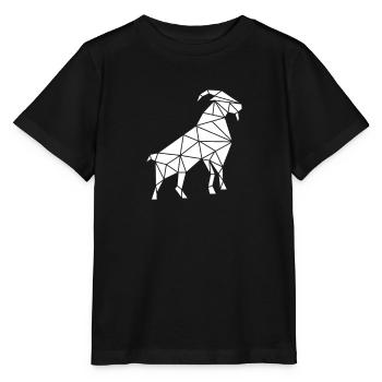 ziege zicklein meckern meckerziege ziegenbock - Stanley/Stella Kinder T-Shirt MINI CREATOR  - Schwarz - Vorne - Mikhail (115cm)