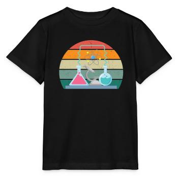 connaissances scientifiques en recherche - T-shirt bio MINI CREATOR Stanley/Stella Enfant - noir - Devant - Mikhail (115cm)
