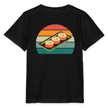 maki sushi essen roher fisch japan japanisch sushi - Stanley/Stella Kinder T-Shirt MINI CREATOR  - Schwarz - Vorne - Mikhail (115cm)