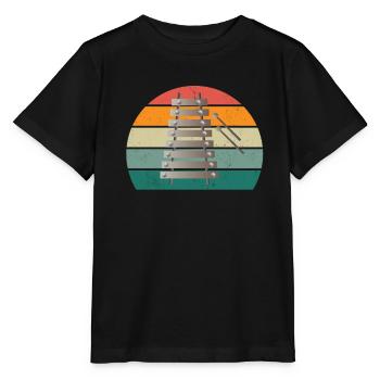 Xylophone Xylophone Player Music Player Xylophonist - Stanley/Stella MINI CREATOR Kids’ T-Shirt - black - Front - Mikhail (115cm)