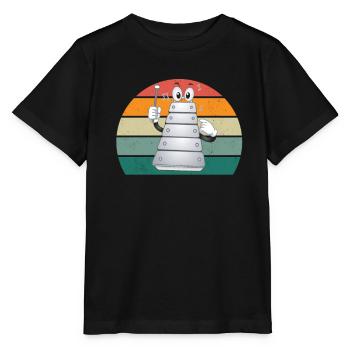 xylofon xylofon spieler musik spielerin xylofonist - Stanley/Stella Kinder T-Shirt MINI CREATOR  - Schwarz - Vorne - Mikhail (115cm)
