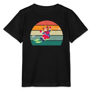 neige froide glace bonhomme de neige boule de neige hiver - T-shirt bio MINI CREATOR Stanley/Stella Enfant - noir - Devant - Mikhail (115cm)