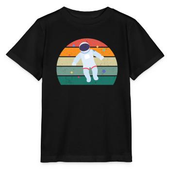 UFO Alien Space All Universe Rocket Space - T-shirt bio MINI CREATOR Stanley/Stella Enfant - noir - Devant - Mikhail (115cm)