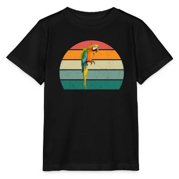 oiseaux vol planeur air plumes plumes vol oiseau - T-shirt bio MINI CREATOR Stanley/Stella Enfant - noir - Devant - Mikhail (115cm)