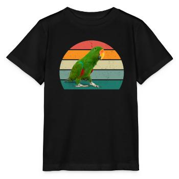 oiseaux vol planeur air plumes plumes vol oiseau - T-shirt bio MINI CREATOR Stanley/Stella Enfant - noir - Devant - Mikhail (115cm)