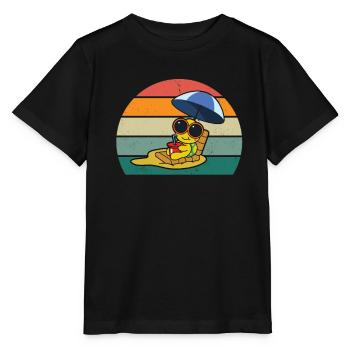 Voyage Voyageur Vacancier Holidaymaker Holidays - T-shirt bio MINI CREATOR Stanley/Stella Enfant - noir - Devant - Mikhail (115cm)