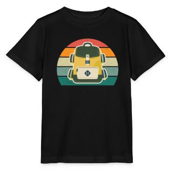 Reisen Reisende Reisender Urlaub Urlauberin Ferien - Stanley/Stella Kinder T-Shirt MINI CREATOR  - Schwarz - Vorne - Mikhail (115cm)