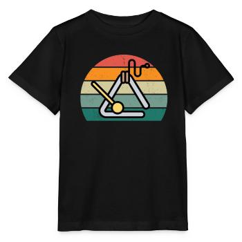 Triangle Player Triangle Player Sound Triangle - T-shirt bio MINI CREATOR Stanley/Stella Enfant - noir - Devant - Mikhail (115cm)
