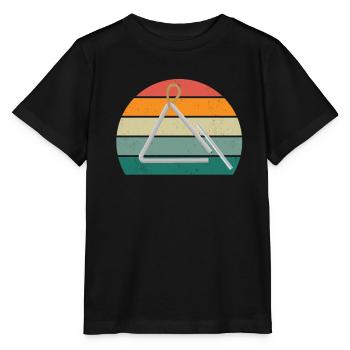 Triangle Player Triangle Player Sound Triangle - T-shirt bio MINI CREATOR Stanley/Stella Enfant - noir - Devant - Mikhail (115cm)