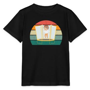 Trampoline jumper Trampoline jumper Trampoline - Stanley/Stella MINI CREATOR Kids’ T-Shirt - black - Front - Mikhail (115cm)