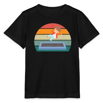 Trampoline jumper Trampoline jumper Trampoline - Stanley/Stella MINI CREATOR Kids’ T-Shirt - black - Front - Mikhail (115cm)