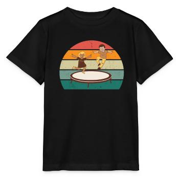 Trampoline jumper Trampoline jumper Trampoline - Stanley/Stella MINI CREATOR Kids’ T-Shirt - black - Front - Mikhail (115cm)
