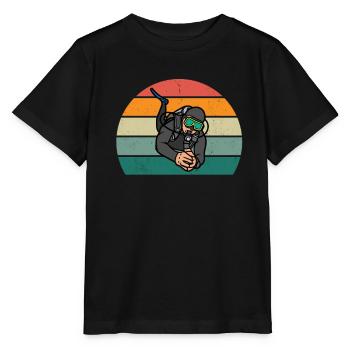 Plongeur Plongée Plongée Oxygène Plongée - T-shirt bio MINI CREATOR Stanley/Stella Enfant - noir - Devant - Mikhail (115cm)