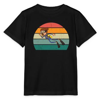Plongeur Plongée Plongée Oxygène Plongée - T-shirt bio MINI CREATOR Stanley/Stella Enfant - noir - Devant - Mikhail (115cm)