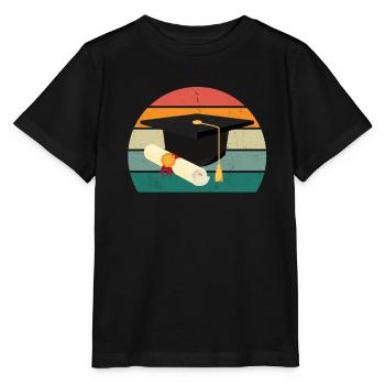 Étudier les études étudiantes Diplôme Bachelor Université - T-shirt bio MINI CREATOR Stanley/Stella Enfant - noir - Devant - Mikhail (115cm)