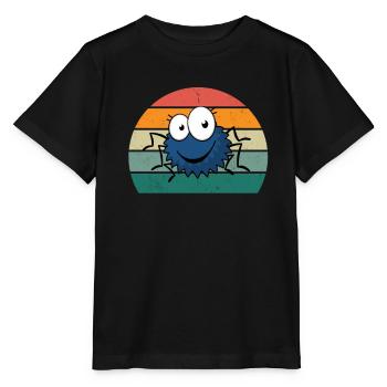 Spiders spider web arachnid legs 8 spider web - Stanley/Stella MINI CREATOR Kids’ T-Shirt - black - Front - Mikhail (115cm)