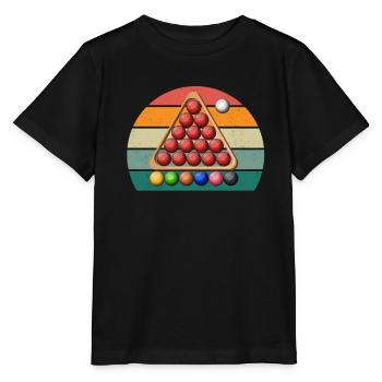 Billiard Queue Billiardtisch Kugel Tasche Snooker - Stanley/Stella Kinder T-Shirt MINI CREATOR  - Schwarz - Vorne - Mikhail (115cm)
