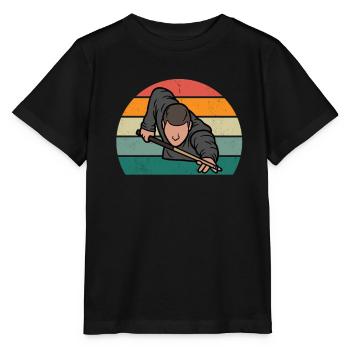 Billiard Queue Billiardtisch Kugel Tasche Snooker - Stanley/Stella Kinder T-Shirt MINI CREATOR  - Schwarz - Vorne - Mikhail (115cm)