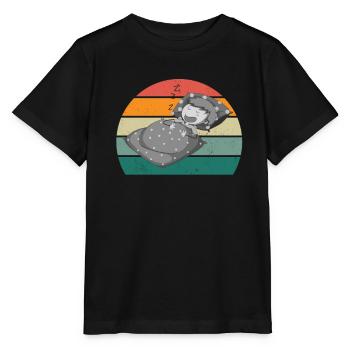 Ronfleur Snorer Tracteur Tracteur Ronflement - T-shirt bio MINI CREATOR Stanley/Stella Enfant - noir - Devant - Mikhail (115cm)
