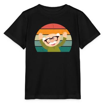 Retraité, pensionné Pension Pernsionär, Pensionärin - T-shirt bio MINI CREATOR Stanley/Stella Enfant - noir - Devant - Mikhail (115cm)