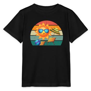 Reisen Reisender Reisender Ferien Urlauber Urlaub - Stanley/Stella Kinder T-Shirt MINI CREATOR  - Schwarz - Vorne - Mikhail (115cm)